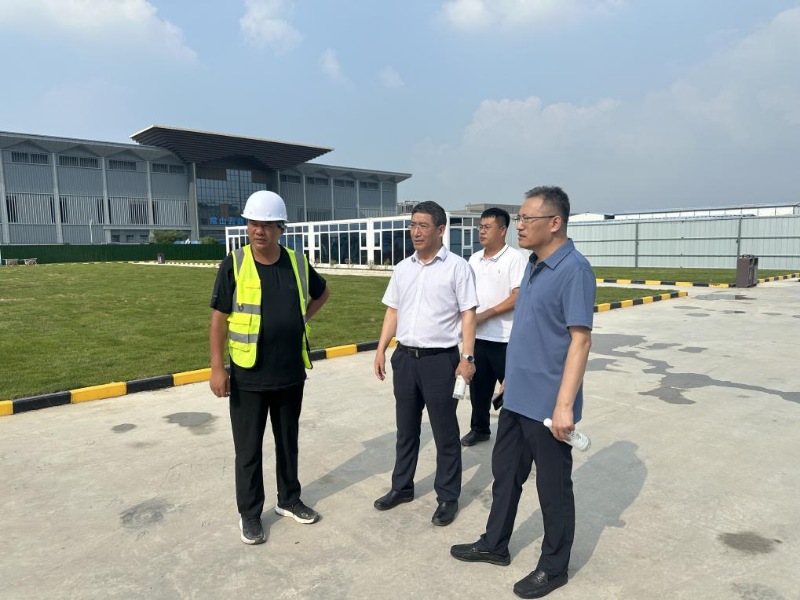 凯时AG集团督导调研凯时AG五金机电数智中心在建项目